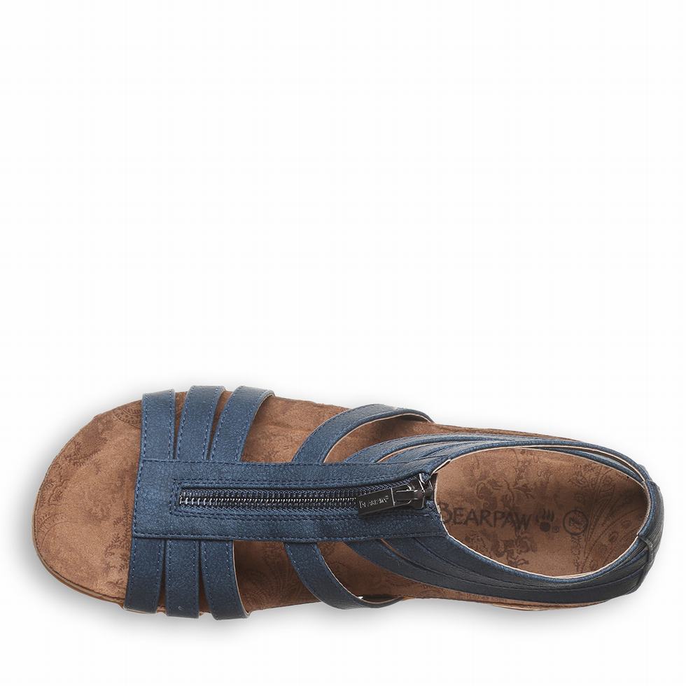 Bearpaw Layla II Sandalen Dames Blauw | ZFZ7596IX