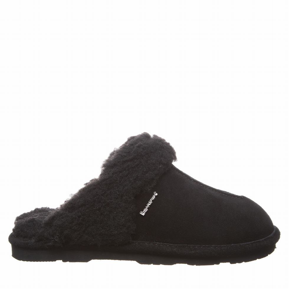 Bearpaw Loketta Pantoffels Dames Zwart | SRI485SG