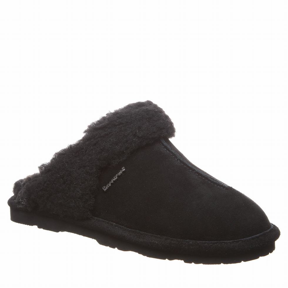 Bearpaw Loketta Pantoffels Dames Zwart | SRI485SG