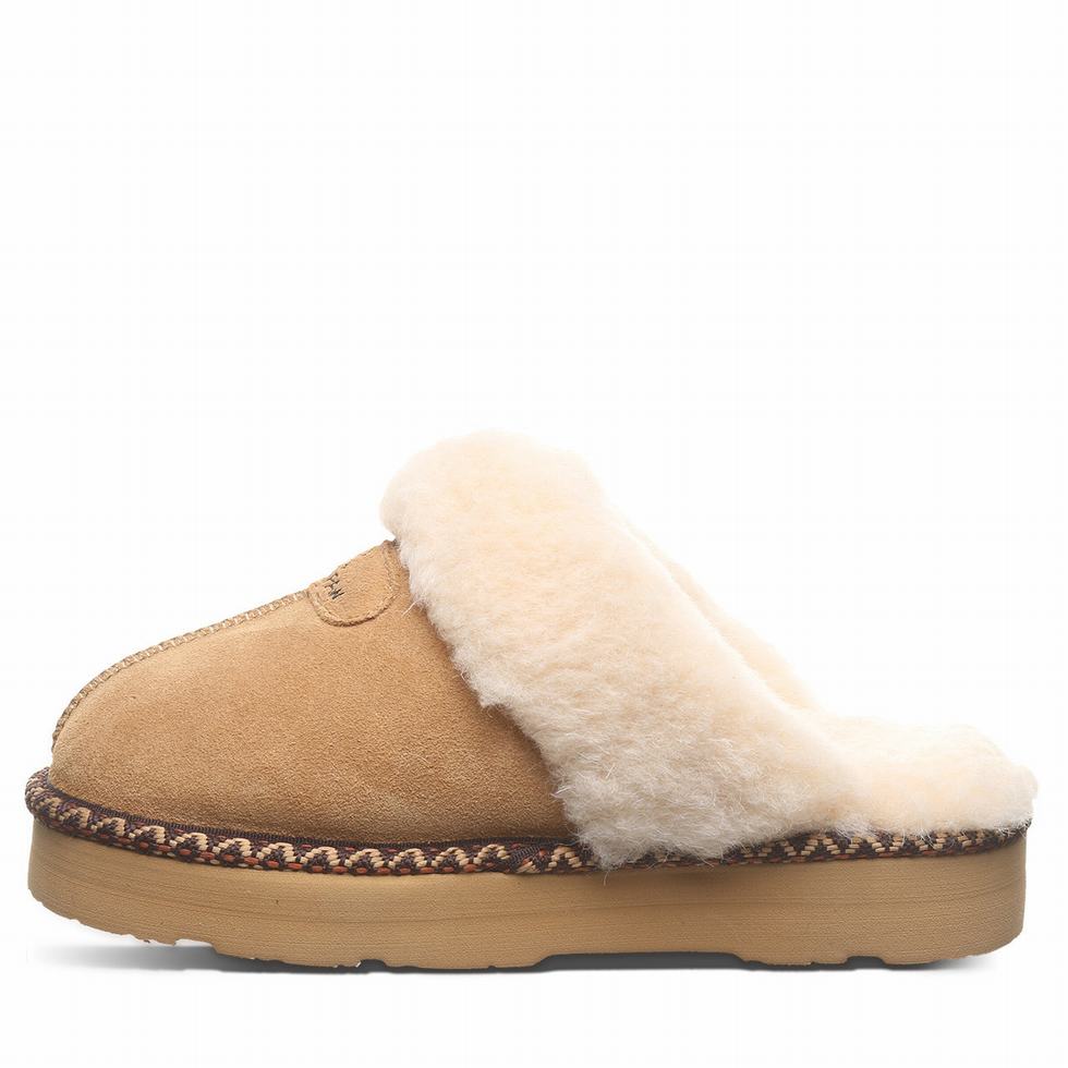 Bearpaw Loki Platform Lo Deco Pantoffels Dames Bruin | DYY721CF