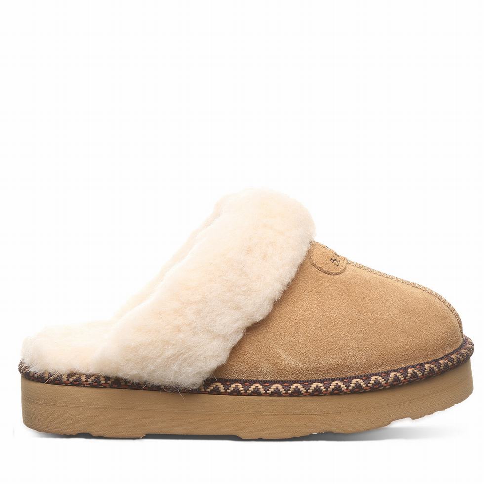 Bearpaw Loki Platform Lo Deco Pantoffels Dames Bruin | DYY721CF