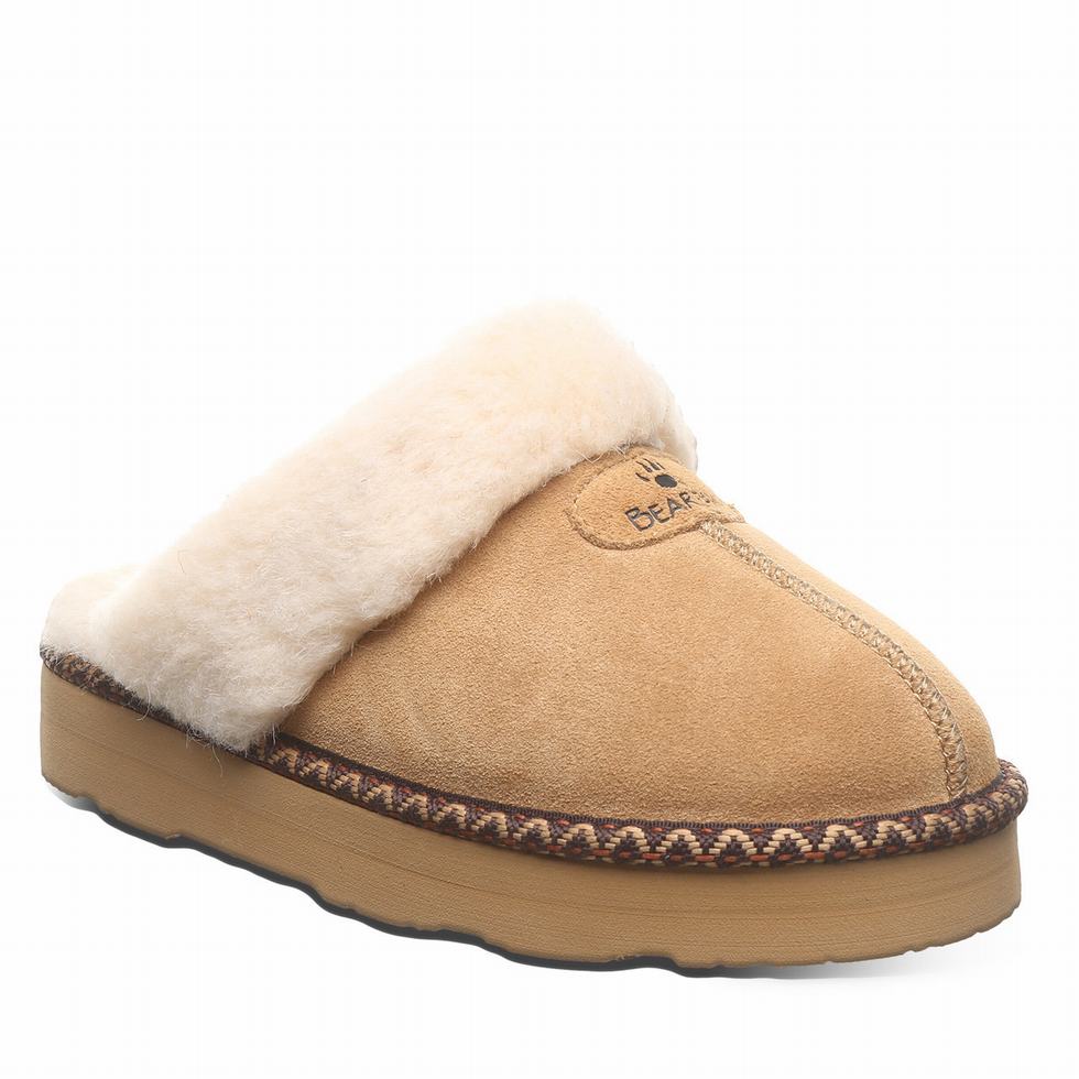 Bearpaw Loki Platform Lo Deco Pantoffels Dames Bruin | DYY721CF