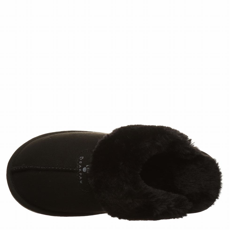 Bearpaw Loki Vegan Pantoffels Dames Zwart | RLY8561FT