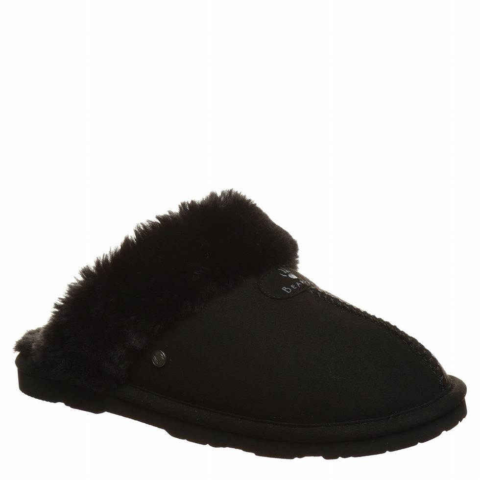 Bearpaw Loki Vegan Pantoffels Dames Zwart | RLY8561FT