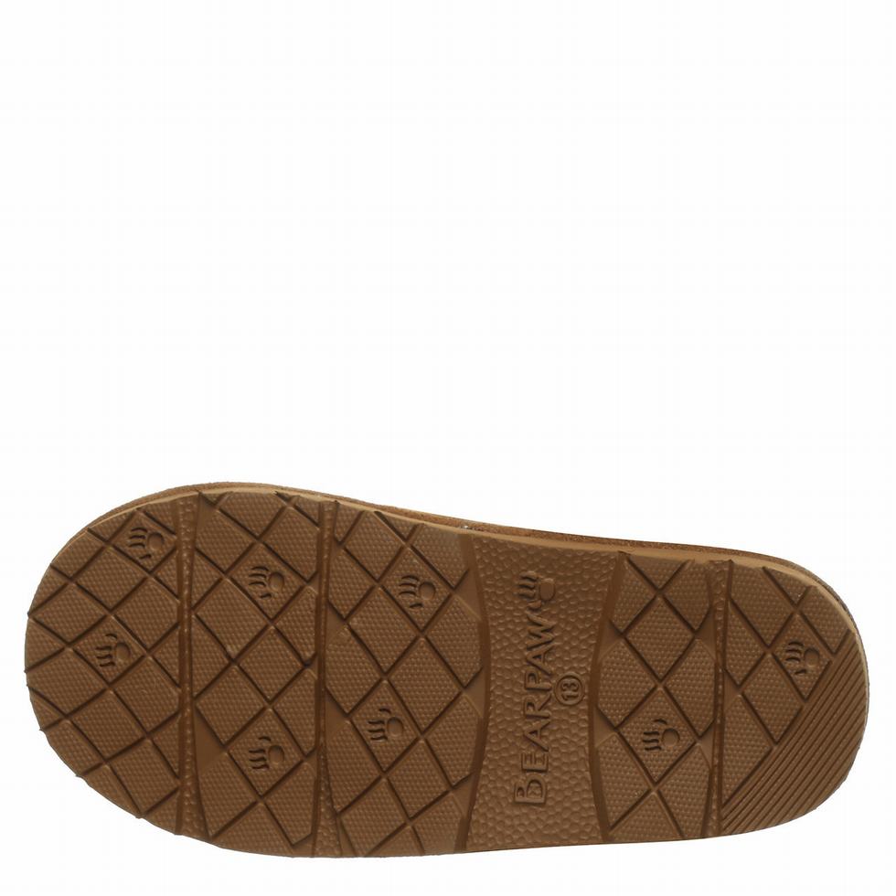 Bearpaw Loki Youth Pantoffels Kinderen Bruin | UMX4857QV