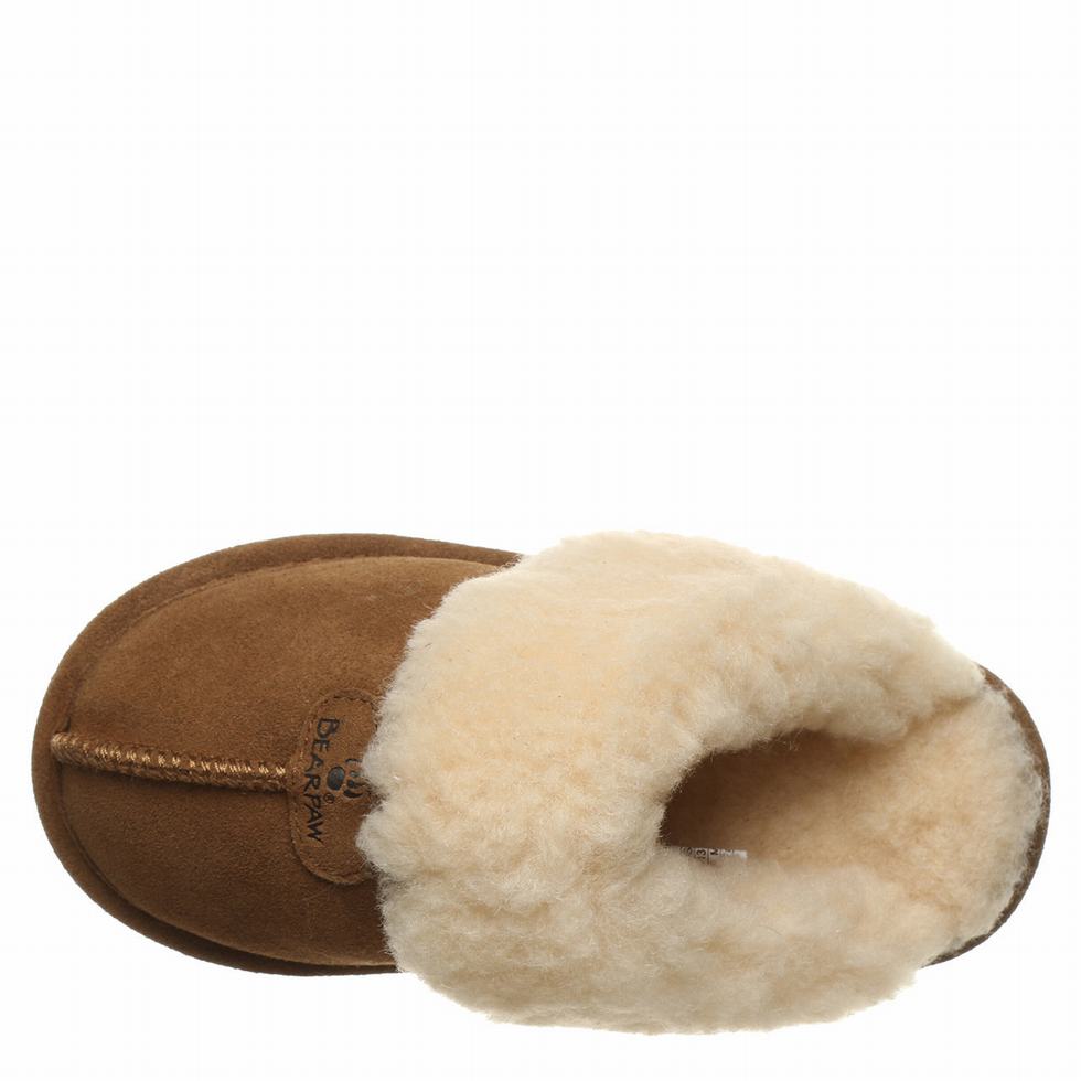 Bearpaw Loki Youth Pantoffels Kinderen Bruin | UMX4857QV