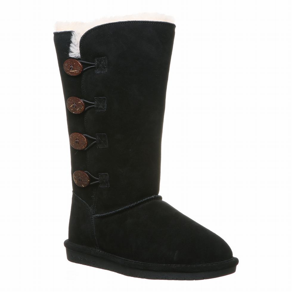 Bearpaw Lori Laarzen Dames Zwart | OUX9246JW