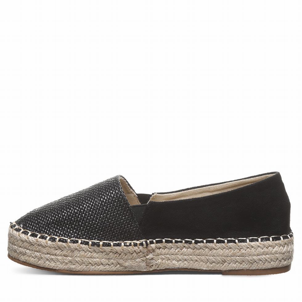 Bearpaw Macchiato Espadrilles Dames Zwart | CQE6043MZ