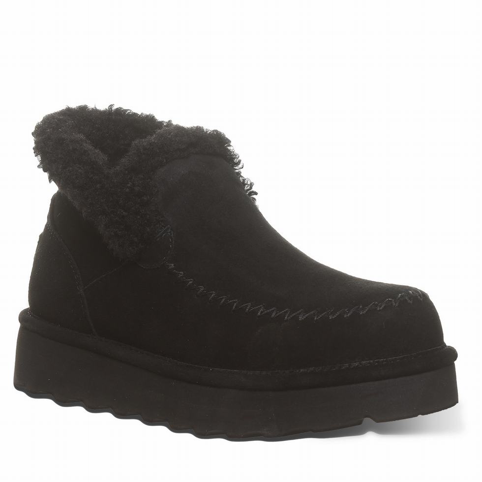 Bearpaw Maeve Platform Lo Laarzen Dames Zwart | UQY2750GR