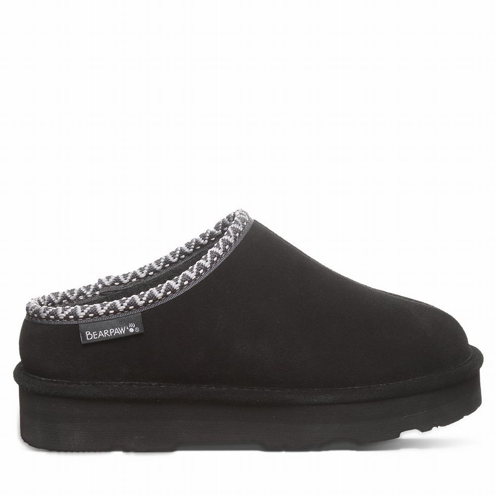 Bearpaw Martis Pantoffels Dames Zwart | HMO2822UI