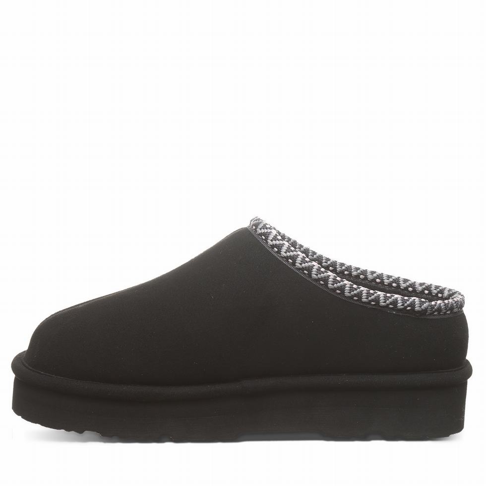 Bearpaw Martis Vegan Pantoffels Dames Zwart | YND417PY