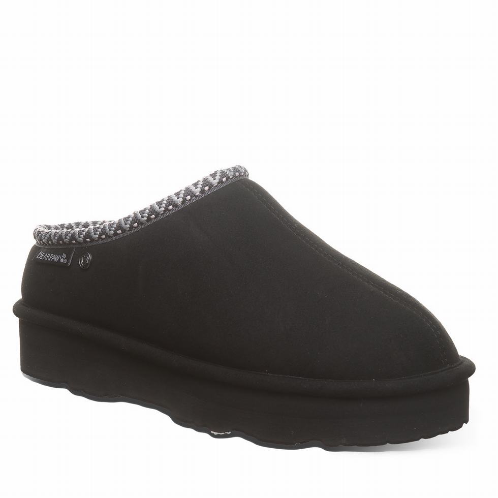 Bearpaw Martis Vegan Pantoffels Dames Zwart | YND417PY