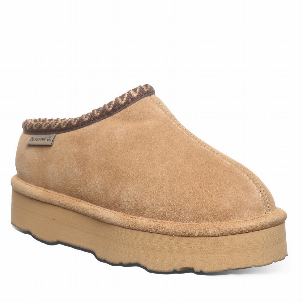 Bearpaw Martis Youth Pantoffels Kinderen Bruin | UQZ2150GO