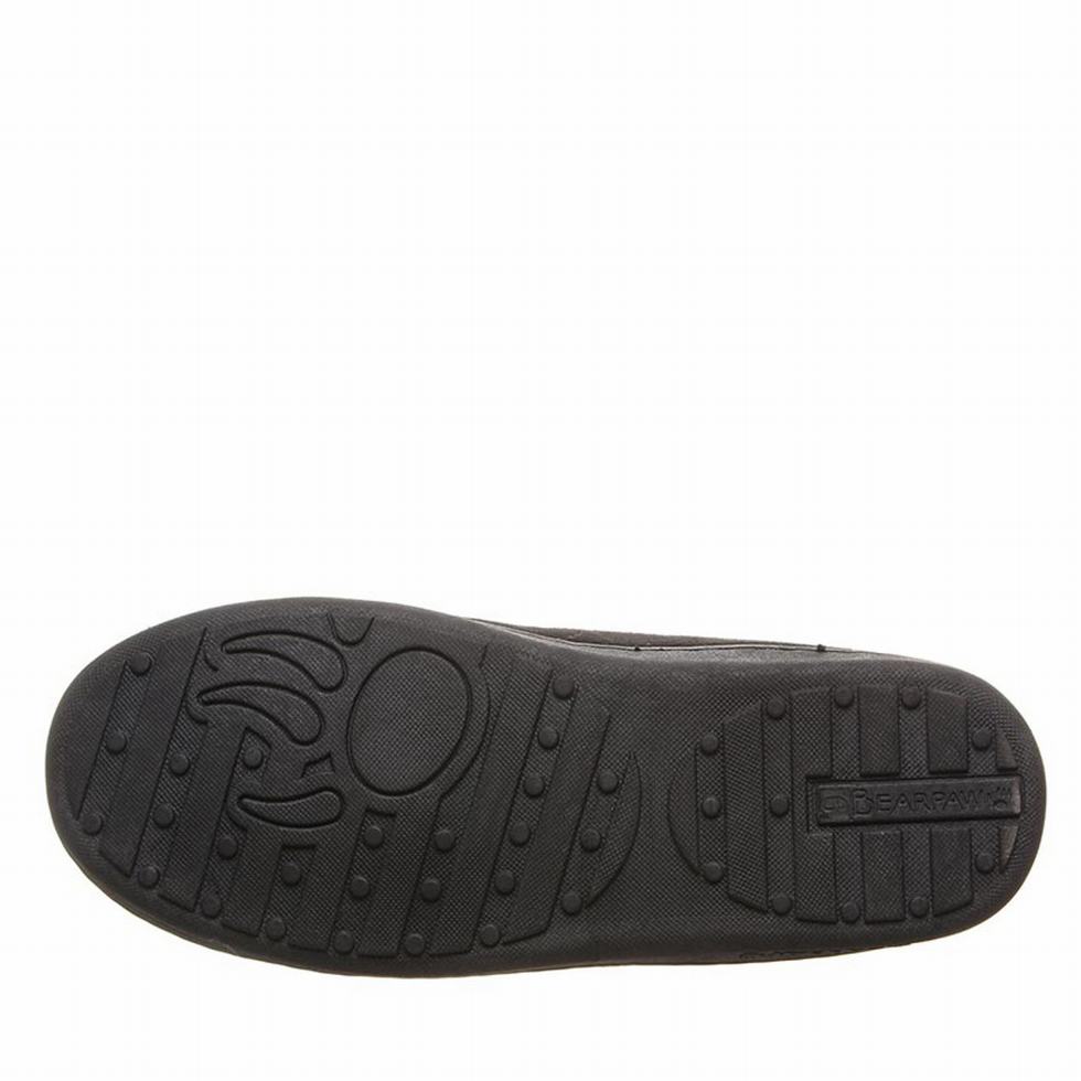 Bearpaw Moc II Wide loafers Heren Zwart | CQO176HF