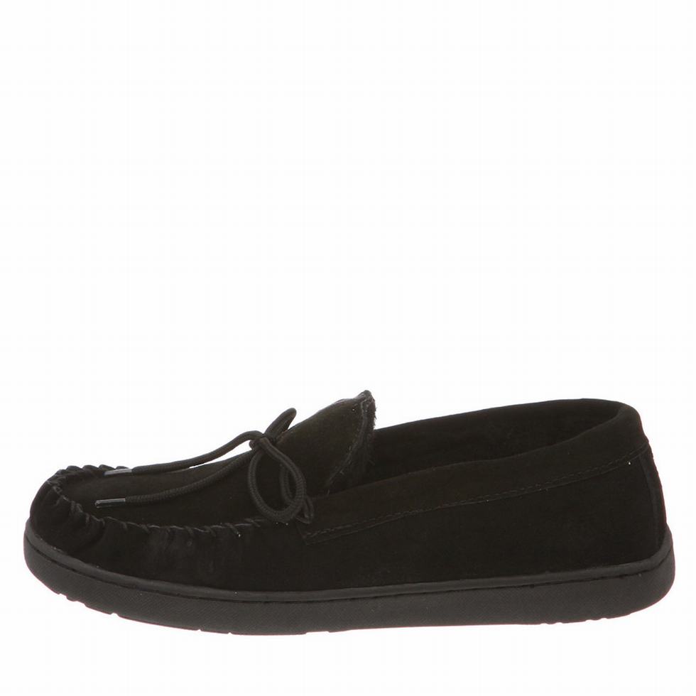 Bearpaw Moc II loafers Heren Zwart | JTK3489GL