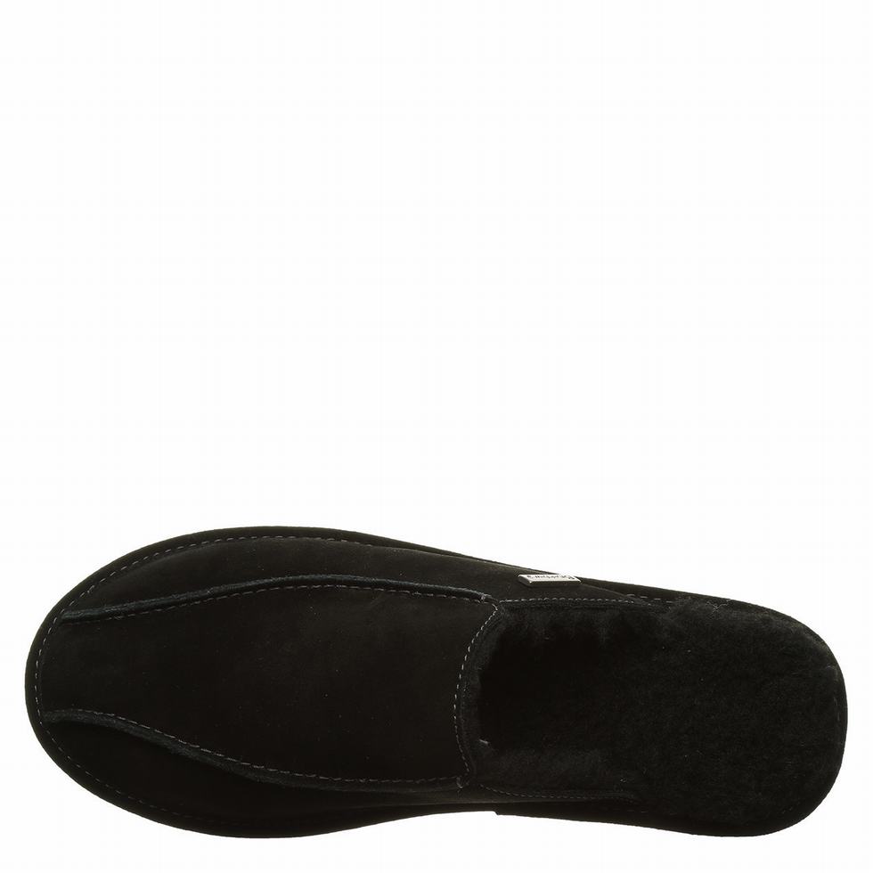 Bearpaw Pierre Pantoffels Heren Zwart | STN4277WG