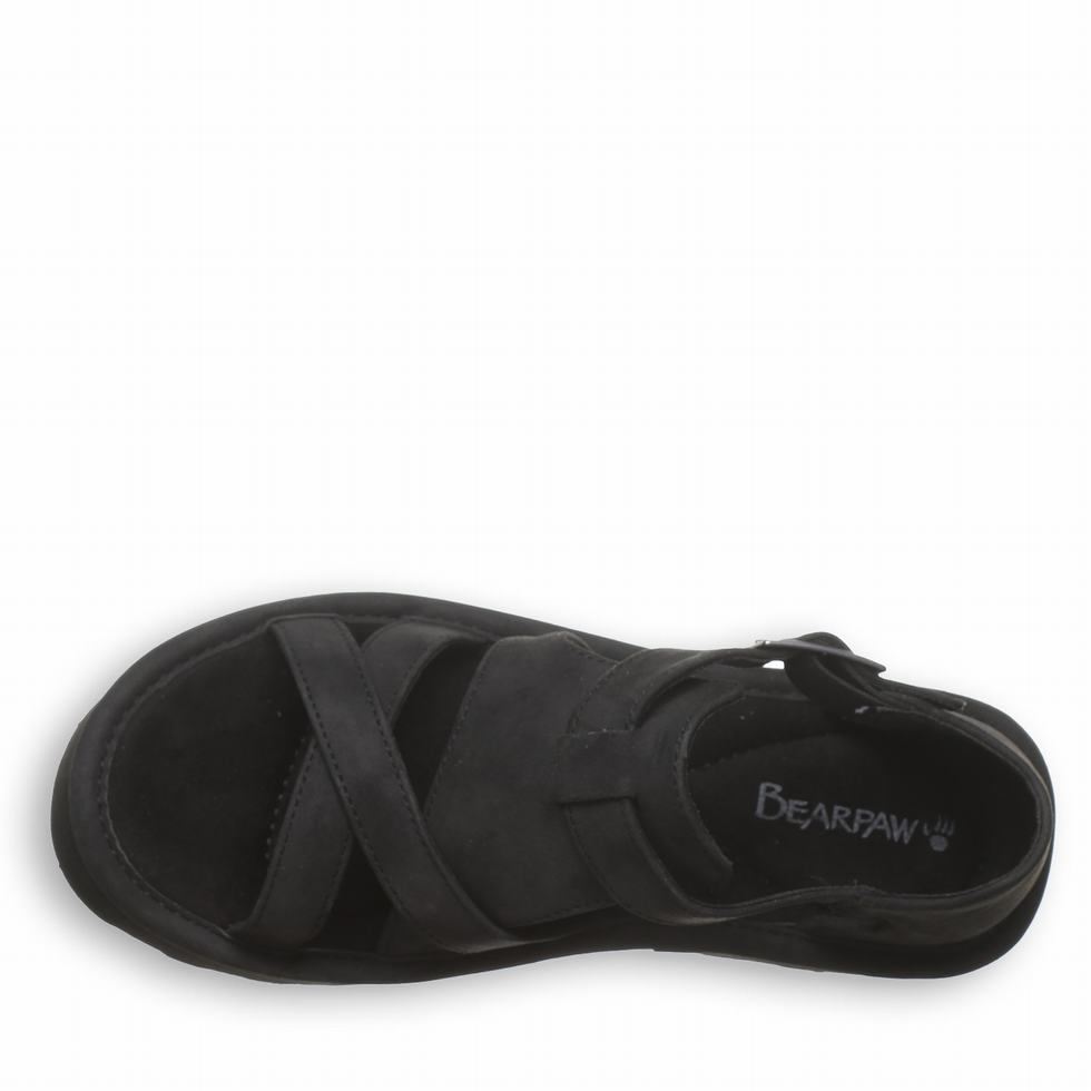 Bearpaw Pinnacle Sandalen Dames Zwart | AEP6793RH