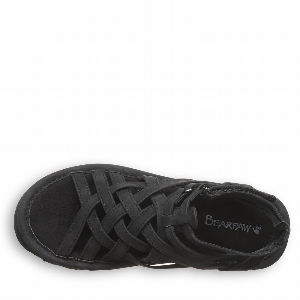 Bearpaw Prominence Sandalen Dames Zwart | XET255PZ