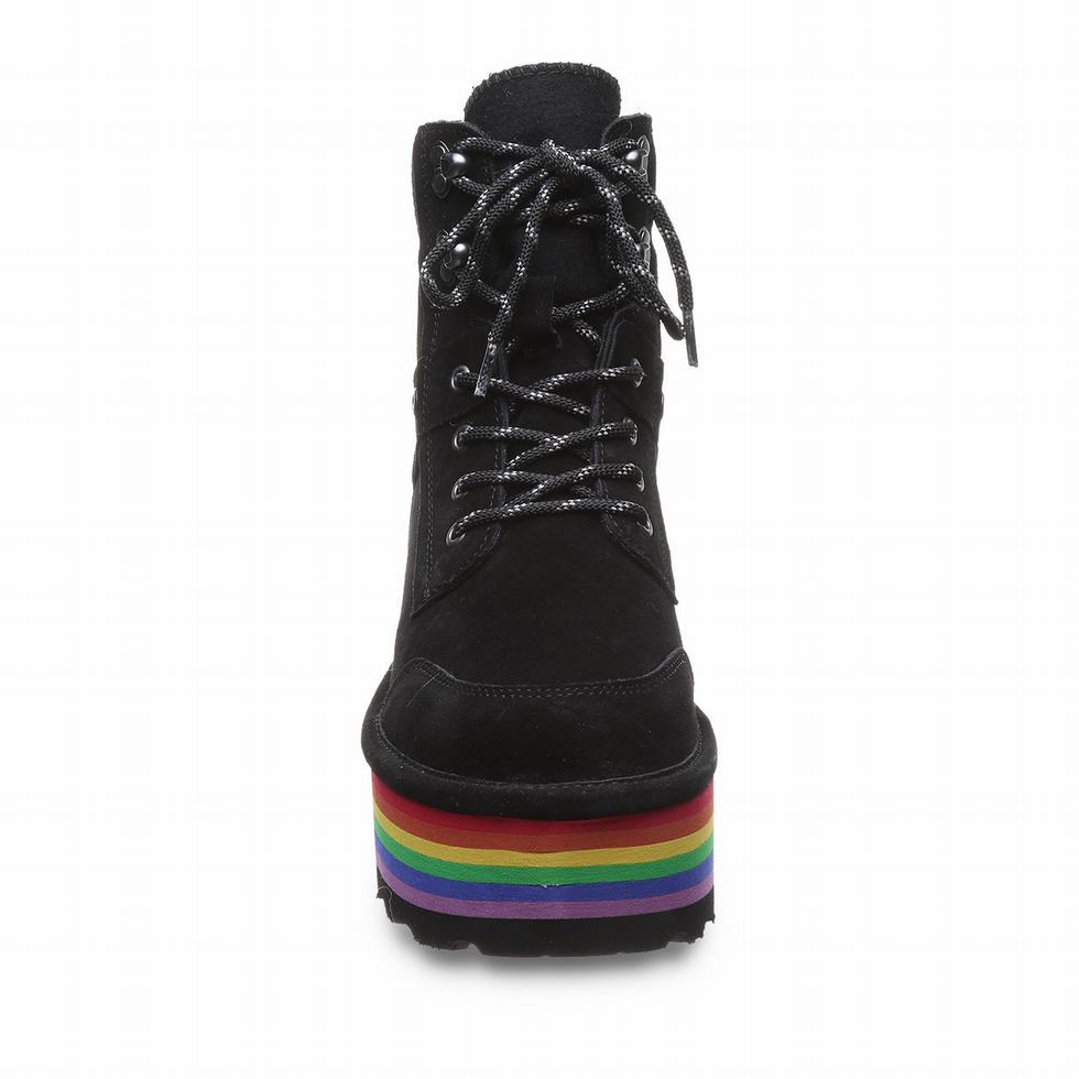 Bearpaw Retro Alicia Laarzen Dames Zwart | LTX9647AJ