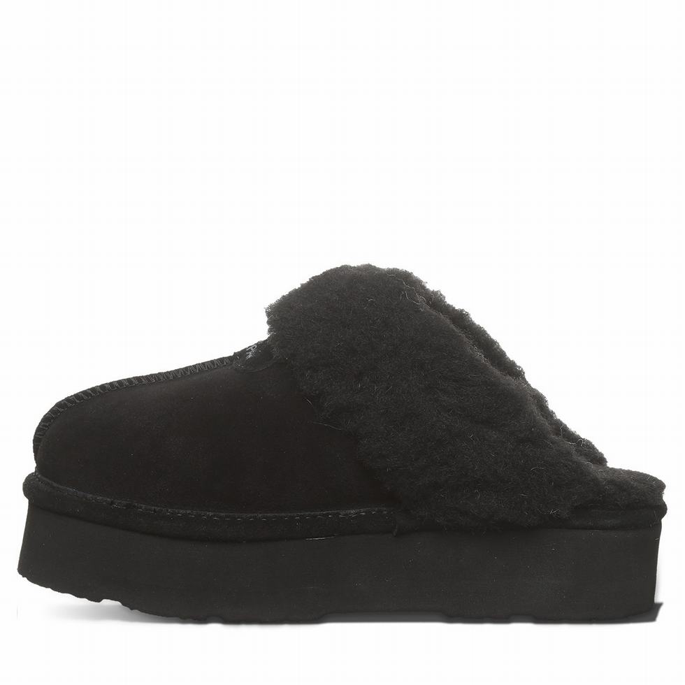 Bearpaw Retro Loki Pantoffels Dames Zwart | RHW6125PV