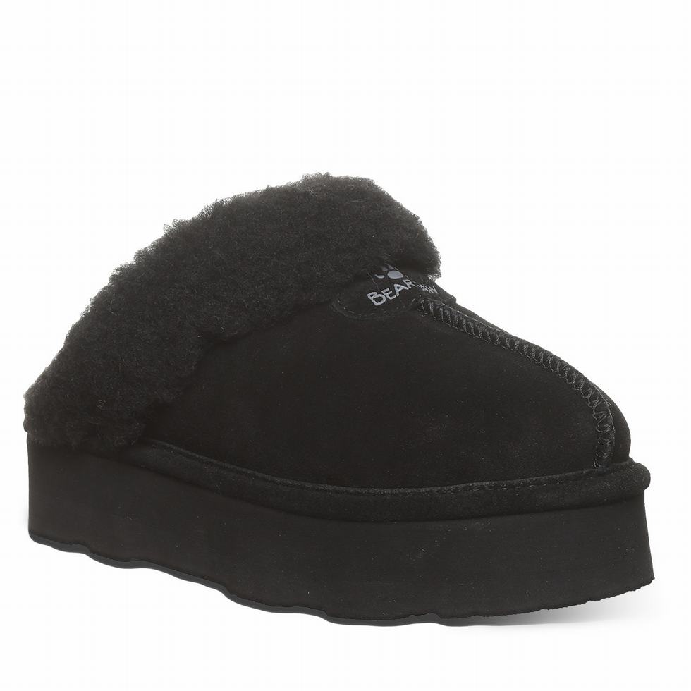 Bearpaw Retro Loki Pantoffels Dames Zwart | RHW6125PV