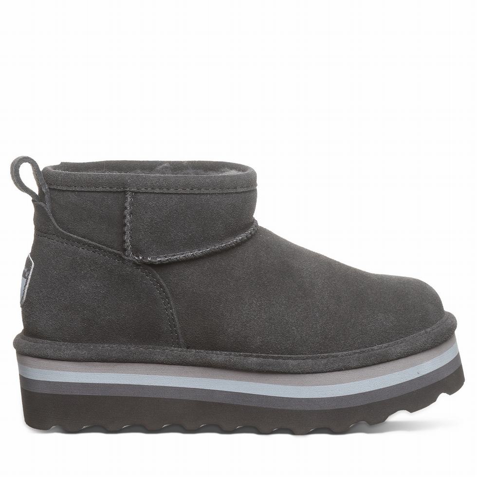 Bearpaw Retro Shorty Platform Laarzen Dames Grijs | RVE2746DN