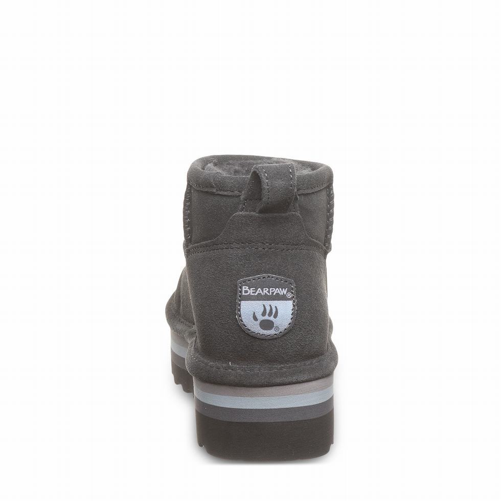 Bearpaw Retro Shorty Platform Laarzen Dames Grijs | RVE2746DN