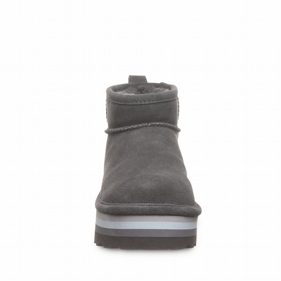 Bearpaw Retro Shorty Platform Laarzen Dames Grijs | RVE2746DN