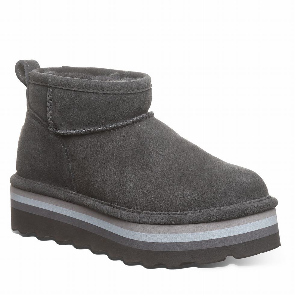 Bearpaw Retro Shorty Platform Laarzen Dames Grijs | RVE2746DN