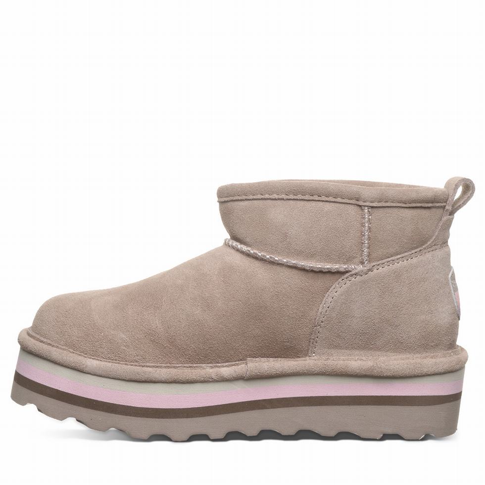 Bearpaw Retro Shorty Platform Laarzen Dames Beige | HDY1778AB