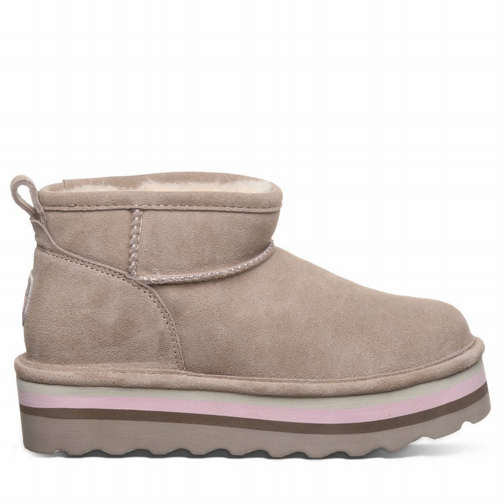 Bearpaw Retro Shorty Platform Laarzen Dames Beige | HDY1778AB