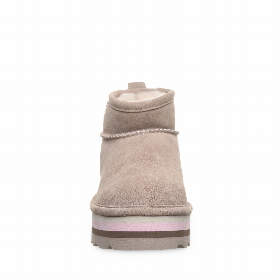 Bearpaw Retro Shorty Platform Laarzen Dames Beige | HDY1778AB