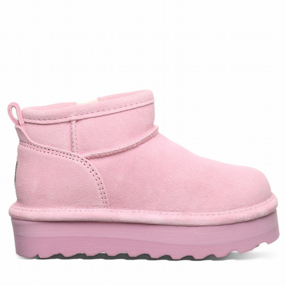 Bearpaw Retro Shorty Youth Laarzen Kinderen Roze | FZL5111ZS