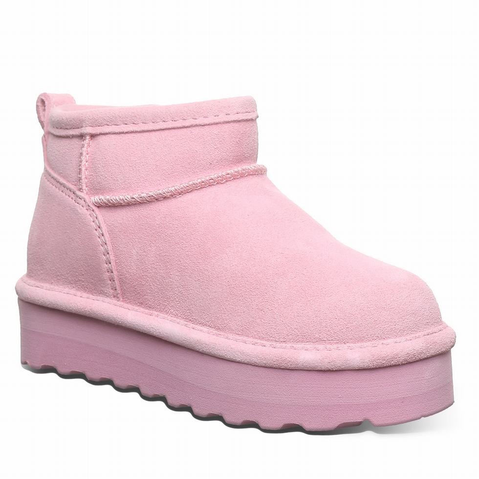 Bearpaw Retro Shorty Youth Laarzen Kinderen Roze | FZL5111ZS