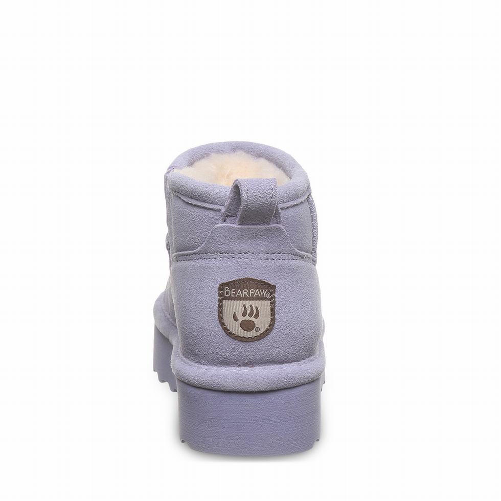 Bearpaw Retro Shorty Youth Laarzen Kinderen Paars | XHZ5683GJ