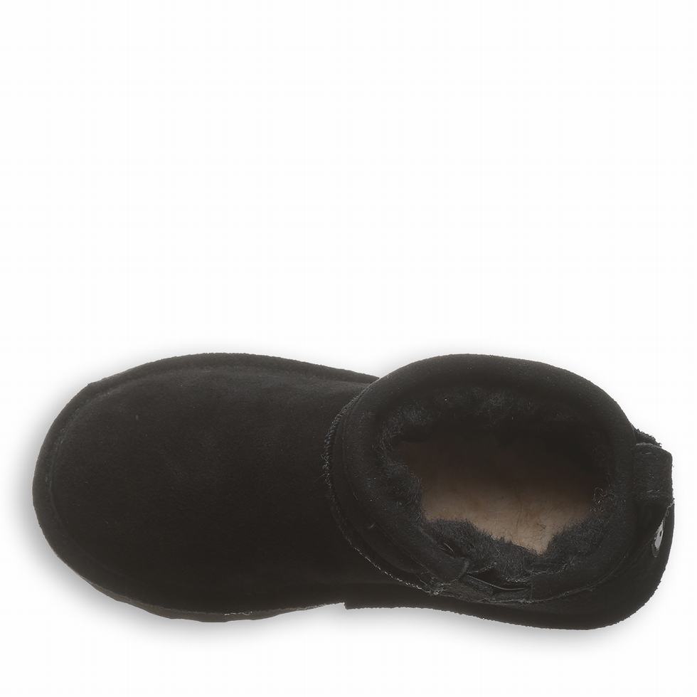 Bearpaw Retro Shorty Youth Laarzen Kinderen Zwart | CQO1456HA