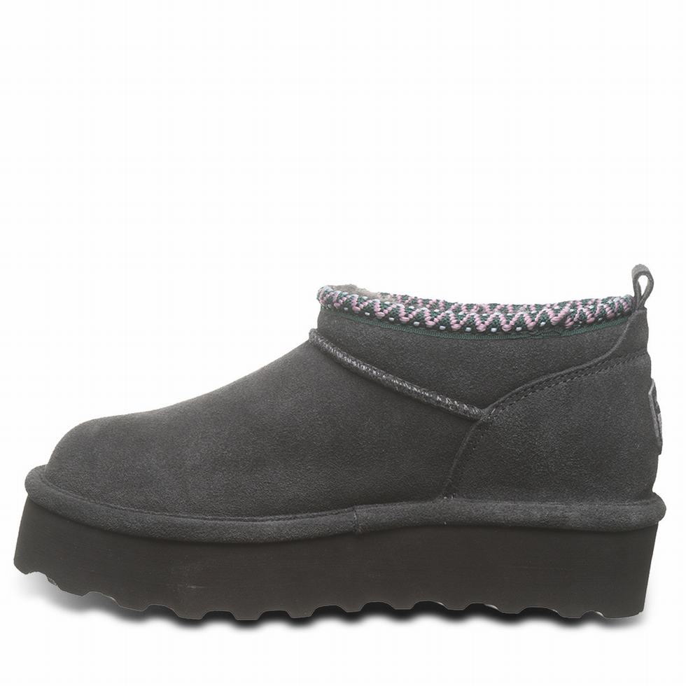 Bearpaw Retro Super Shorty Deco Platform Laarzen Dames Grijs | KYP489IQ