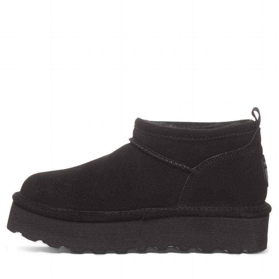 Bearpaw Retro Super Shorty Platform Laarzen Dames Zwart | KCS2150XY