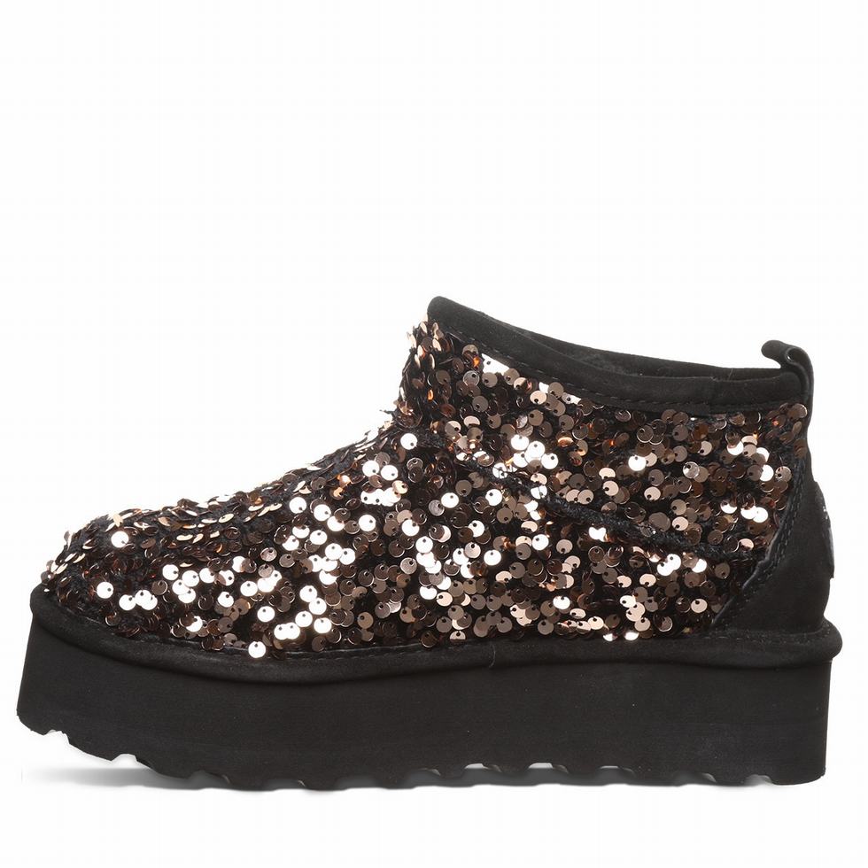 Bearpaw Retro Super Shorty Sequin Platform Laarzen Dames Bruin | NKF2026LN