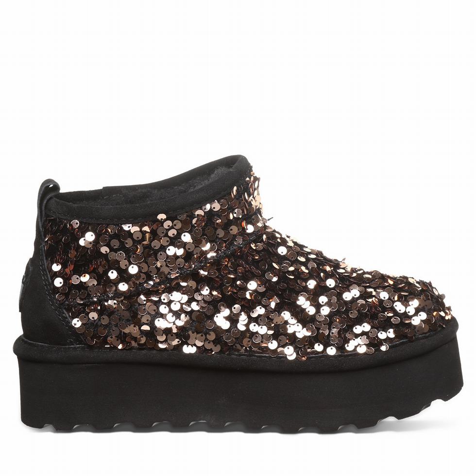 Bearpaw Retro Super Shorty Sequin Platform Laarzen Dames Bruin | NKF2026LN