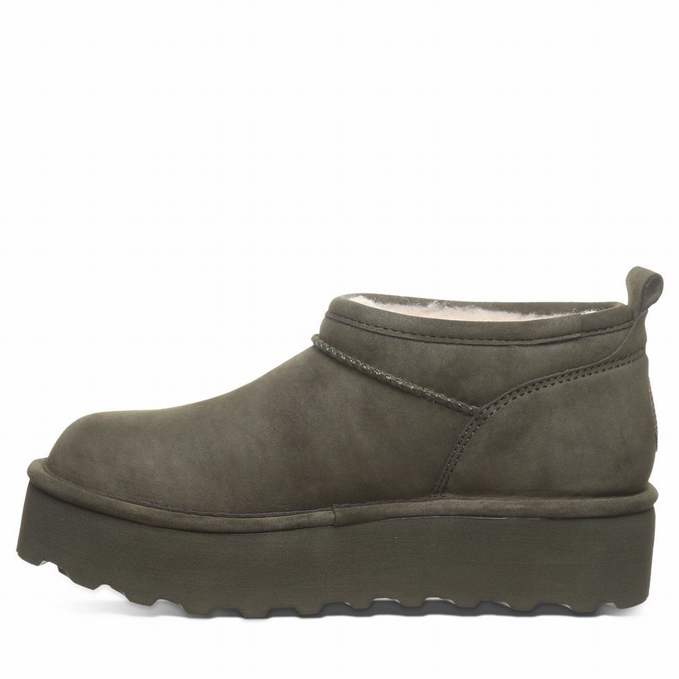 Bearpaw Retro Super Shorty Vegan Platform Laarzen Dames Groen | FQE4411TR