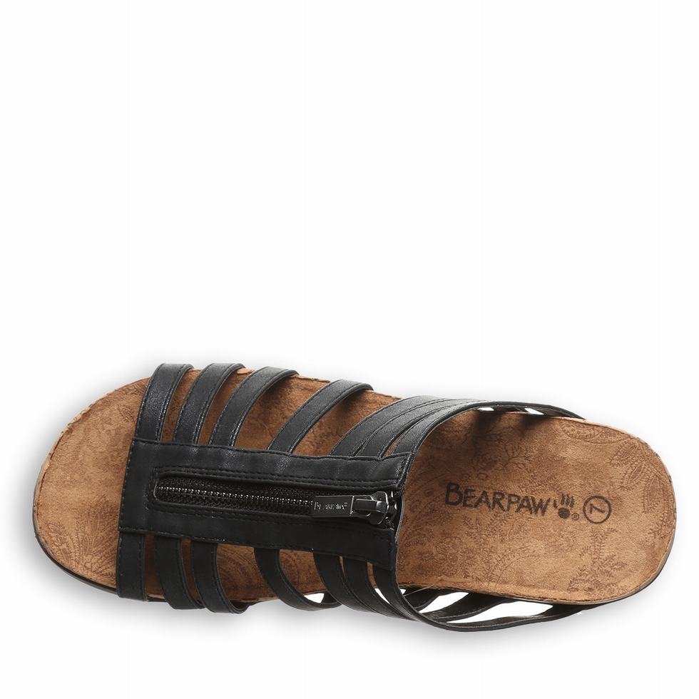 Bearpaw Sabrina Sandalen Dames Zwart | EEK6083DS