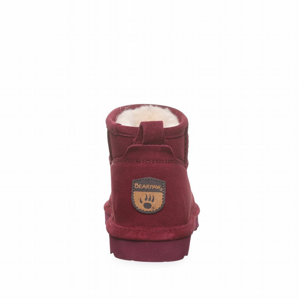 Bearpaw Shorty Laarzen Dames Rood | FRQ9717MR