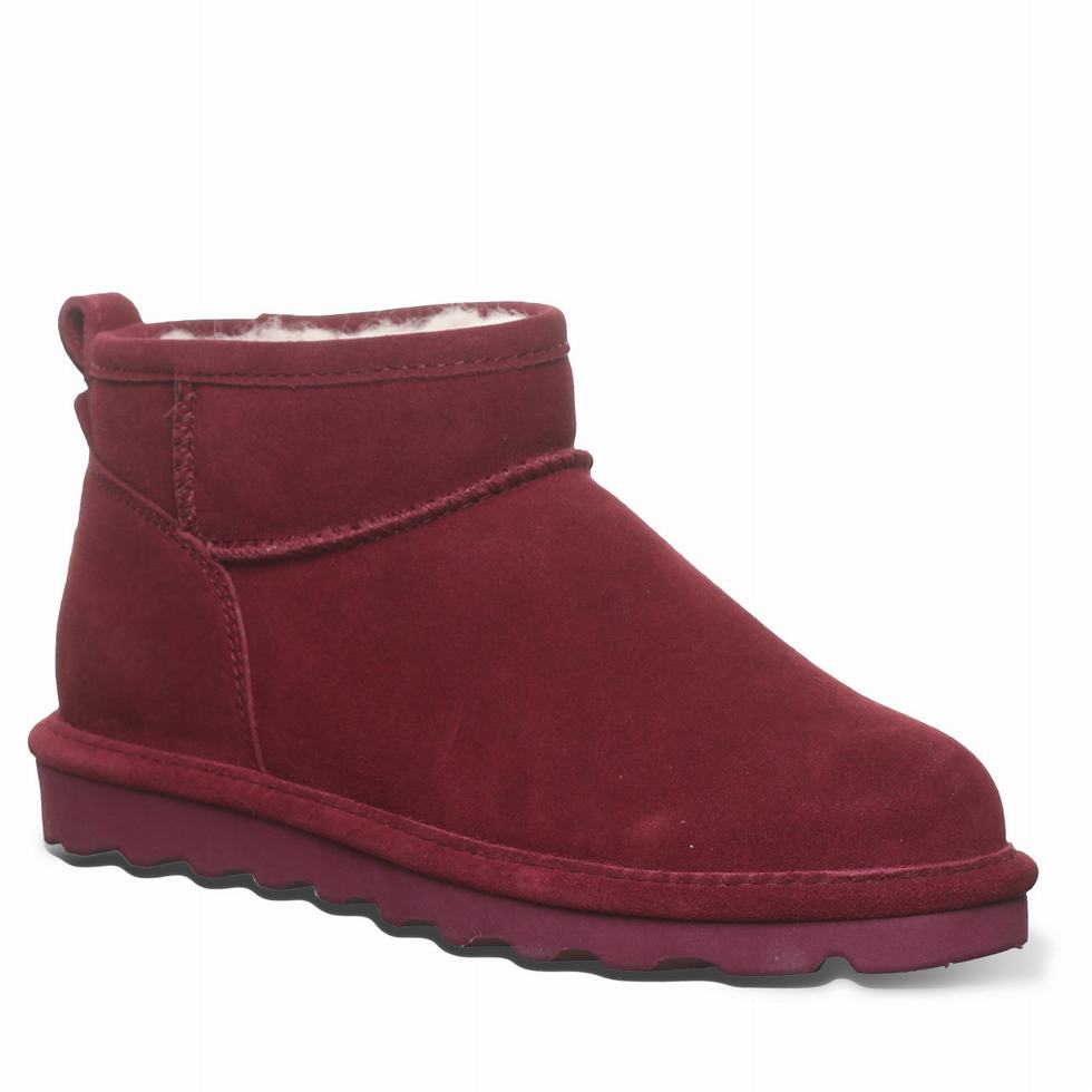 Bearpaw Shorty Laarzen Dames Rood | FRQ9717MR