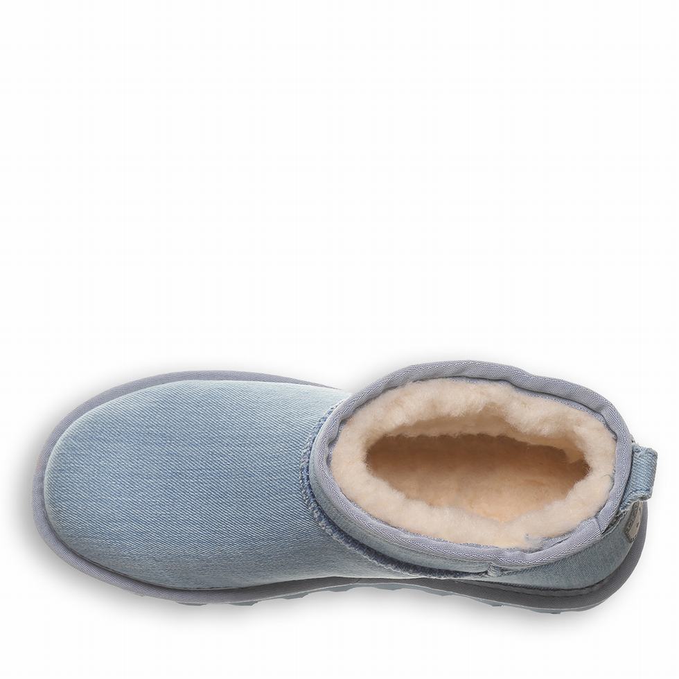 Bearpaw Shorty Vegan Laarzen Dames Blauw | IRH8068XM