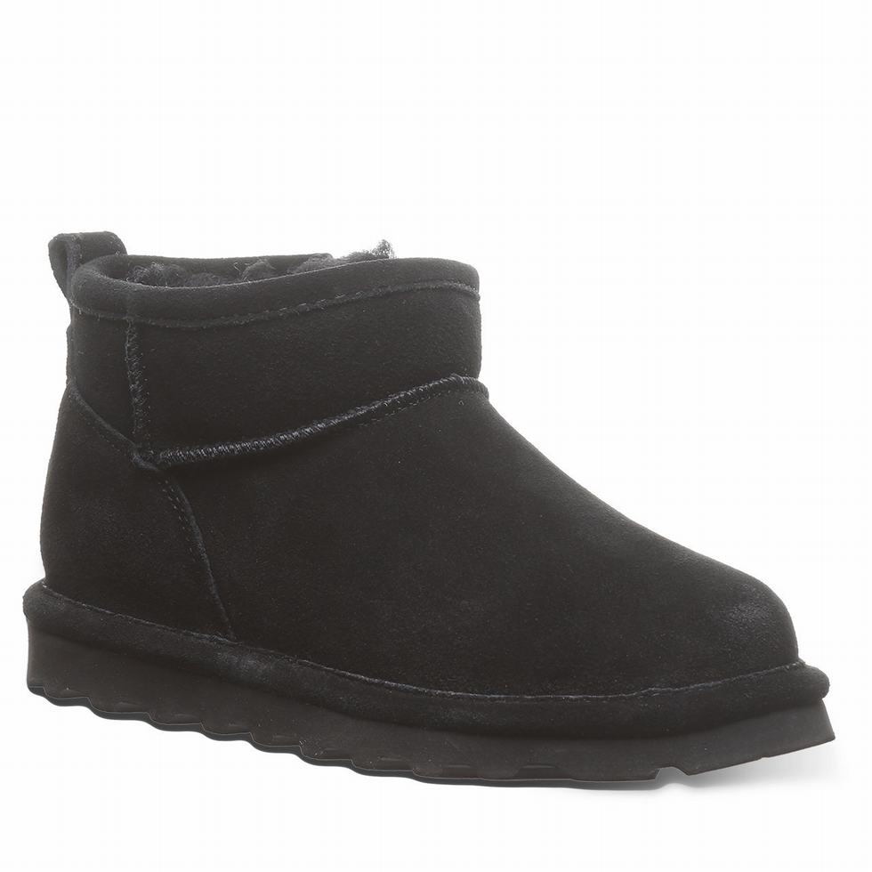 Bearpaw Shorty Youth Laarzen Kinderen Zwart | BUK8358VB