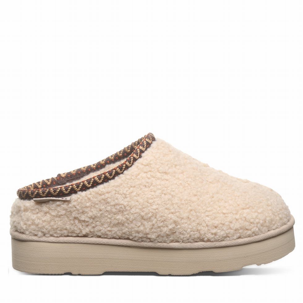 Bearpaw Snuggle Martis Pantoffels Dames Beige | SZA2820ML