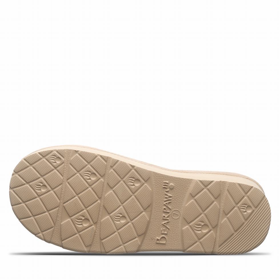 Bearpaw Snuggle Martis Pantoffels Dames Beige | SZA2820ML