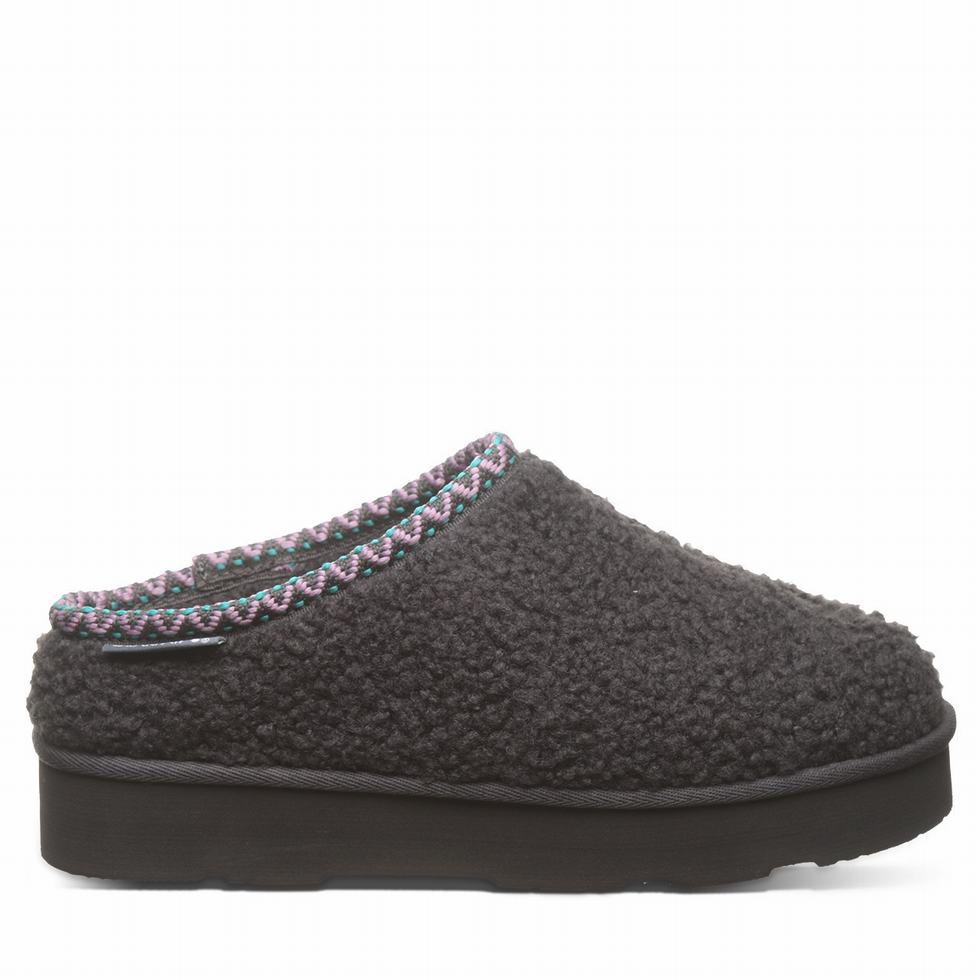 Bearpaw Snuggle Martis Pantoffels Dames Zwart | XAV8396IE