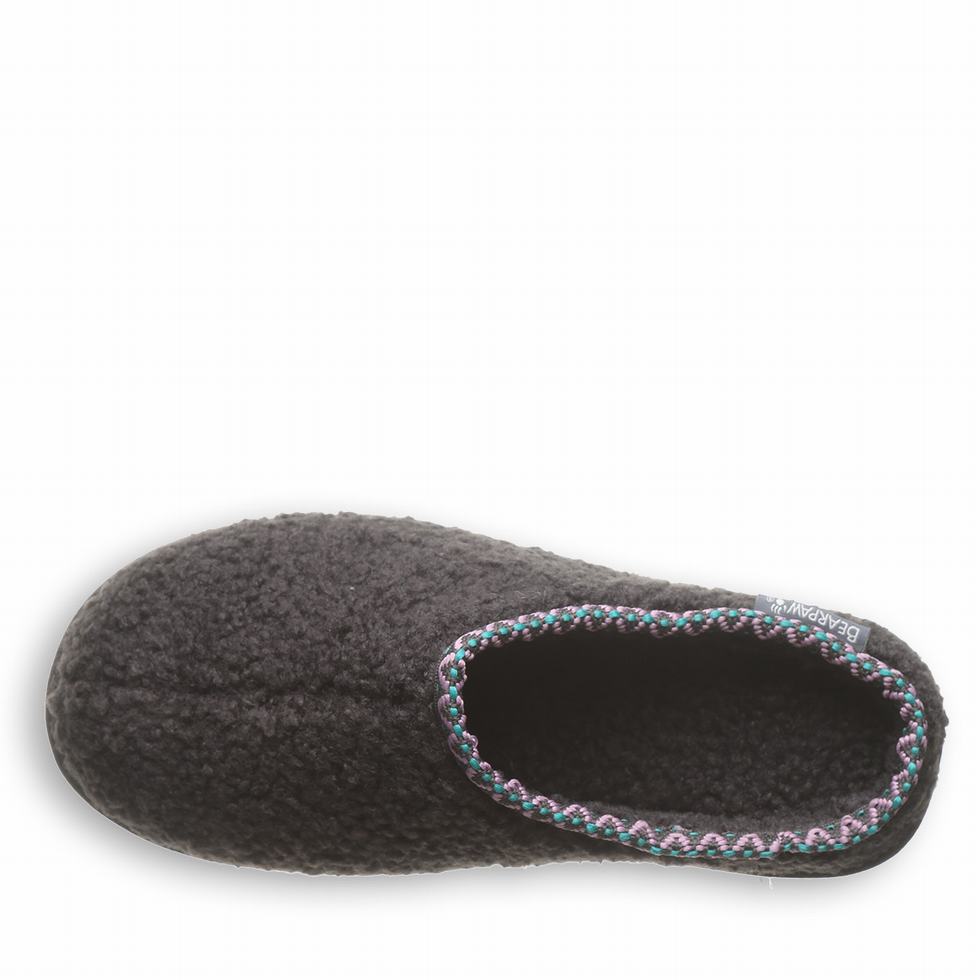 Bearpaw Snuggle Martis Pantoffels Dames Zwart | XAV8396IE